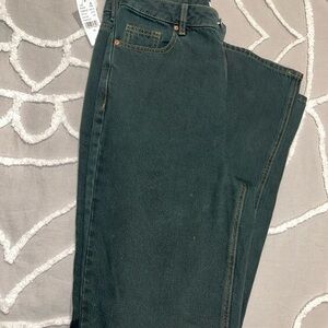 Pacsun Dark Green Denim Jeans